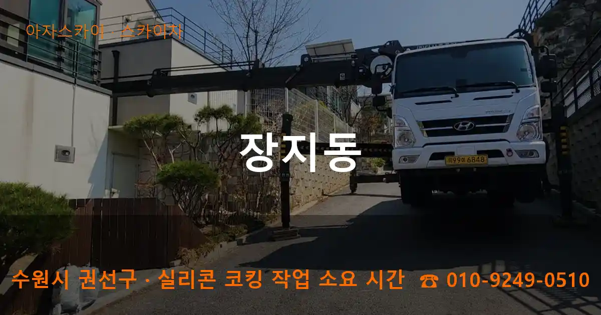 수원시 권선구 장지동 스카이차 작업