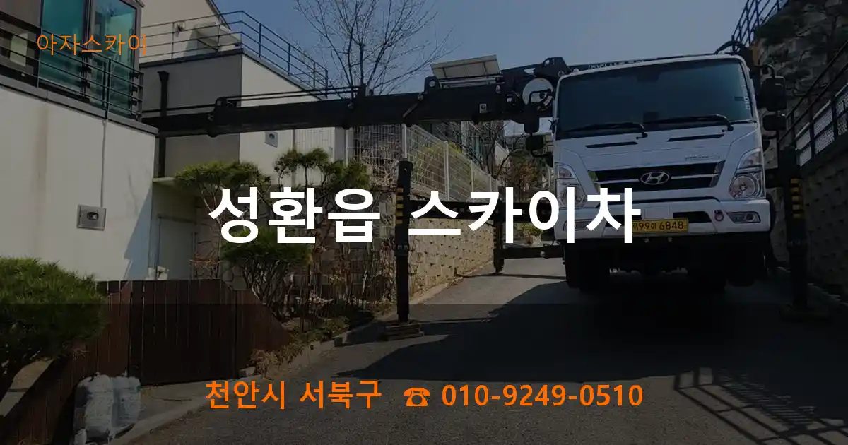 천안시 서북구 성환읍 스카이차