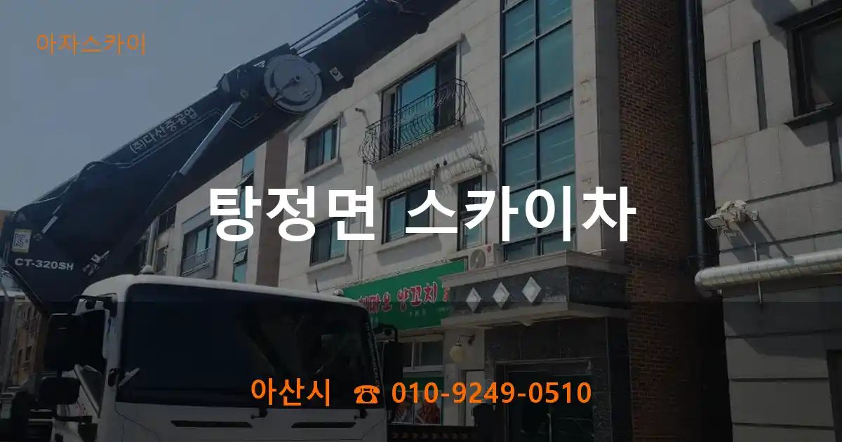 아산시 탕정면 스카이차