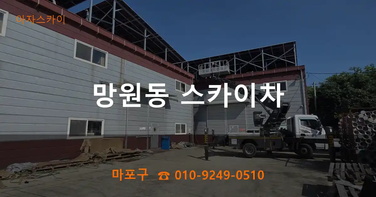 마포구 망원동 스카이차