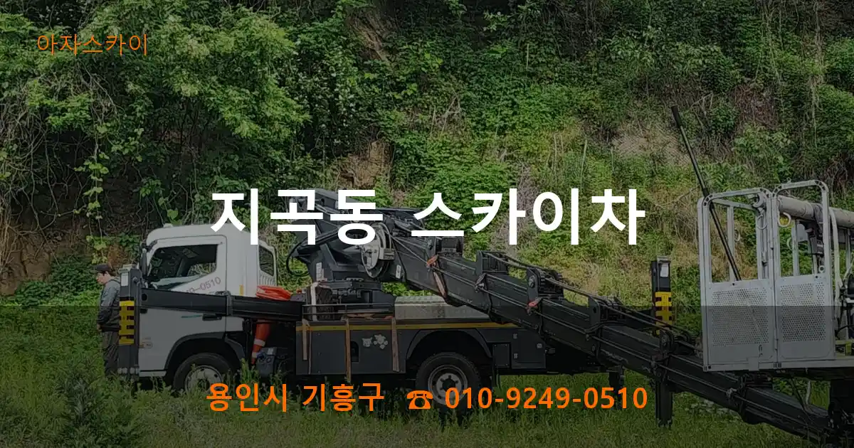 용인시 기흥구 지곡동 스카이차