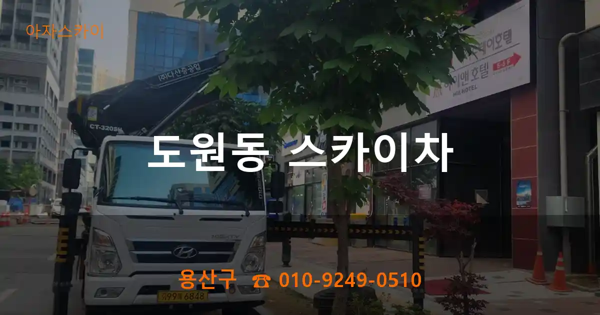 용산구 도원동 스카이차