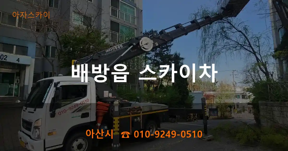 아산시 배방읍 스카이차