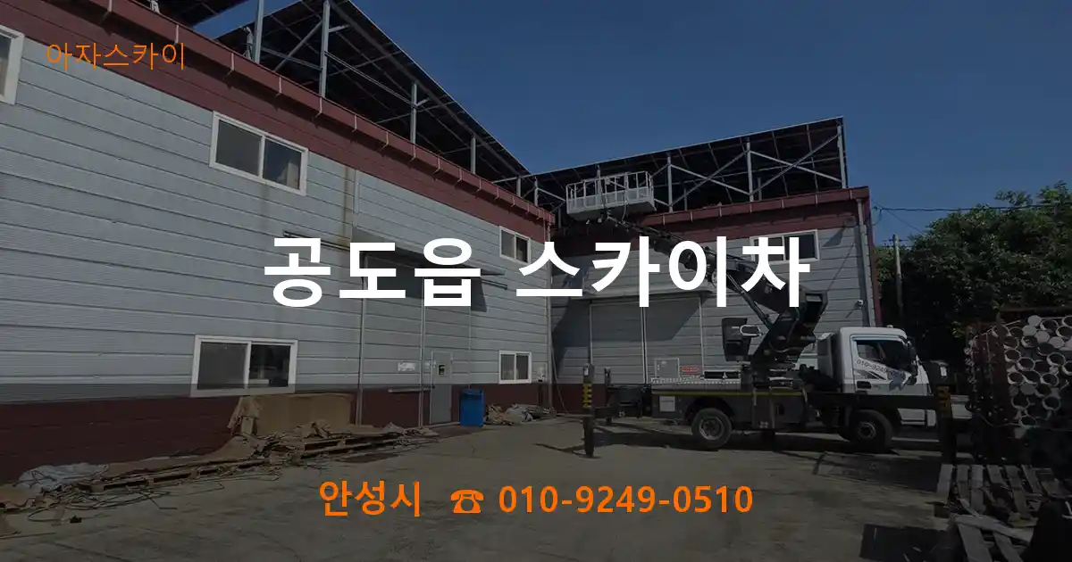 안성시 공도읍 스카이차