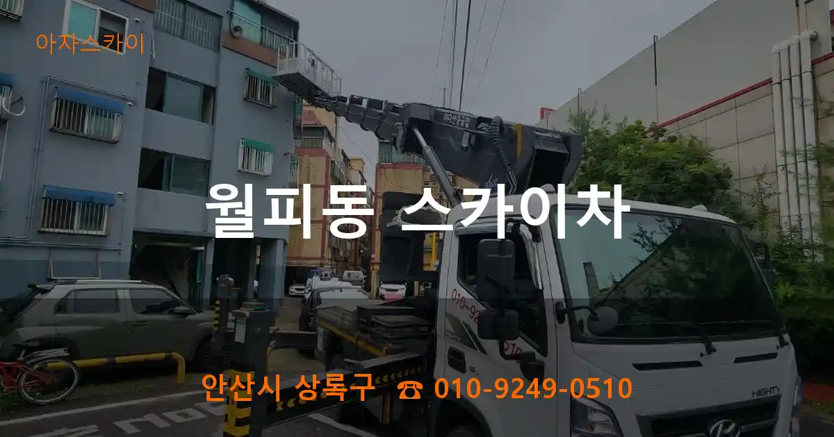 안산시 상록구 월피동 스카이차