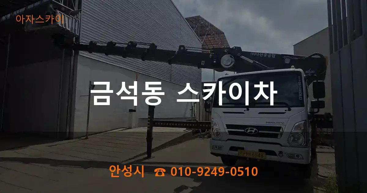 안성시 금석동 스카이차
