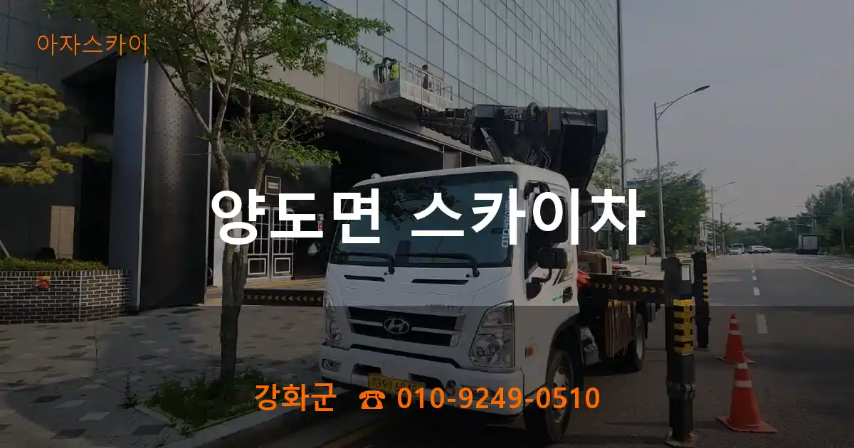 강화군 양도면 스카이차