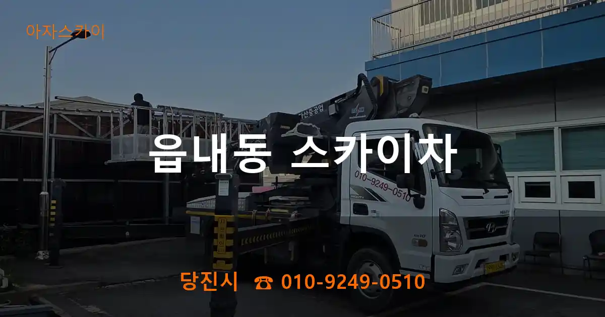 당진시 읍내동 스카이차