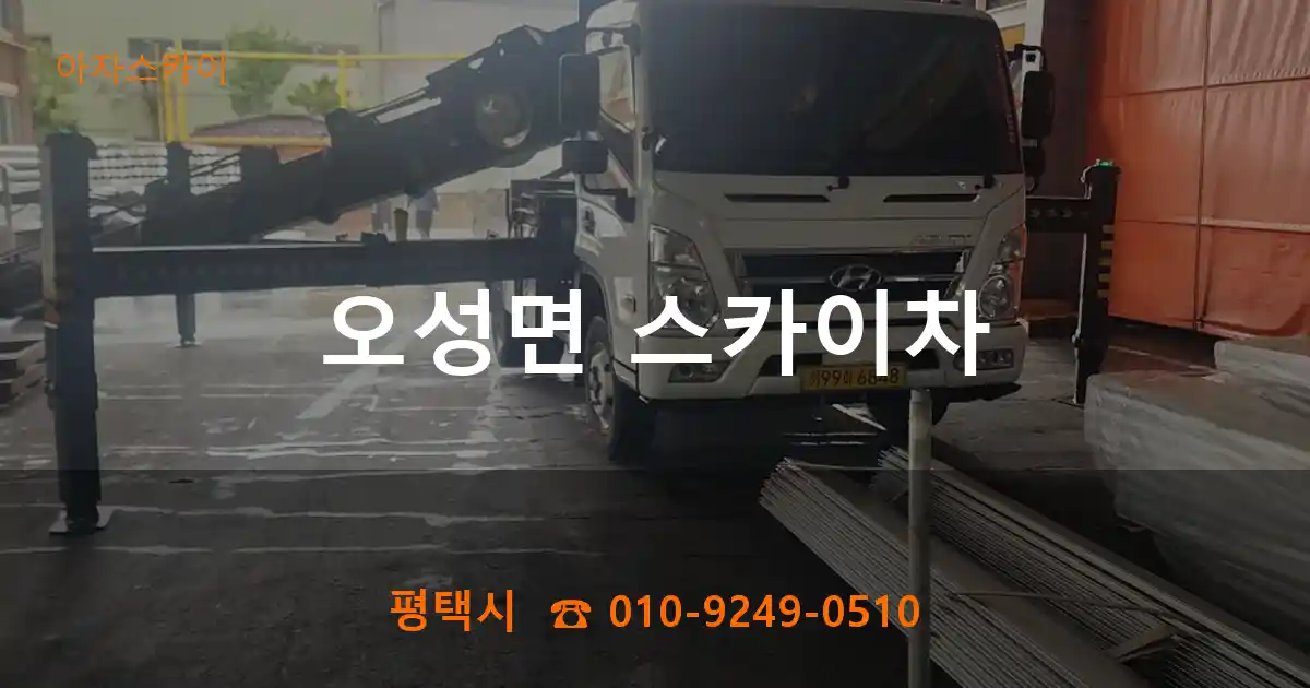 평택시 오성면 스카이차