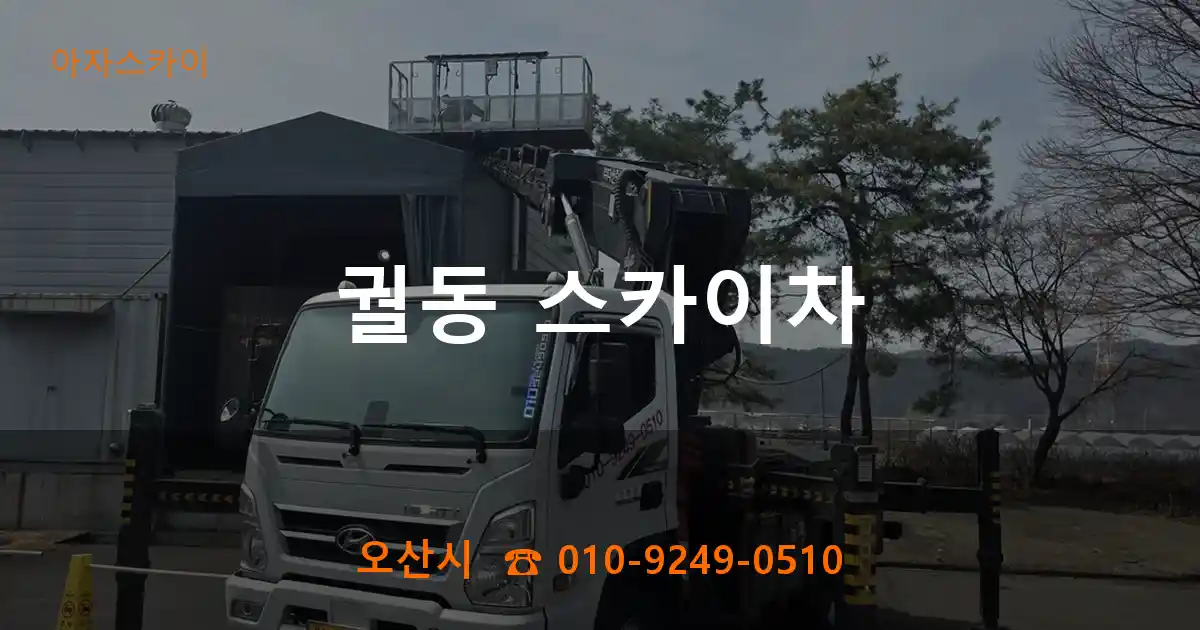 오산시 궐동 스카이차
