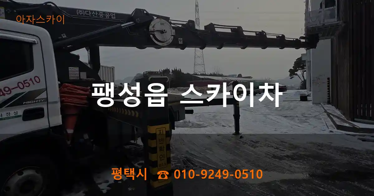 평택시 팽성읍 스카이차