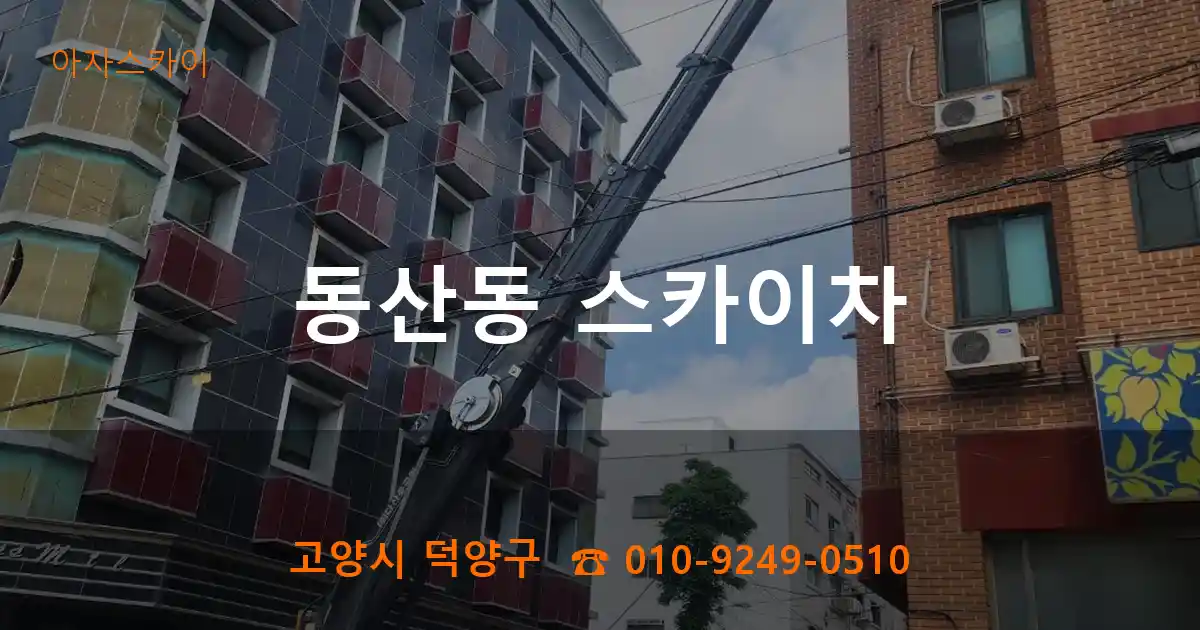 고양시 덕양구 동산동 스카이차