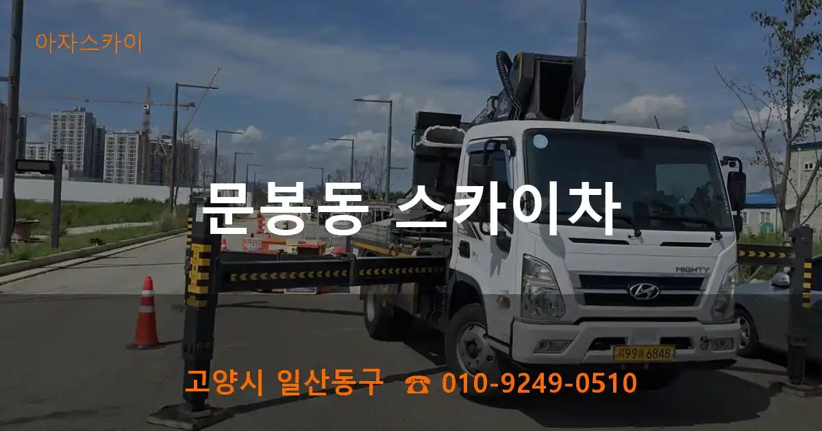 고양시 일산동구 문봉동 스카이차
