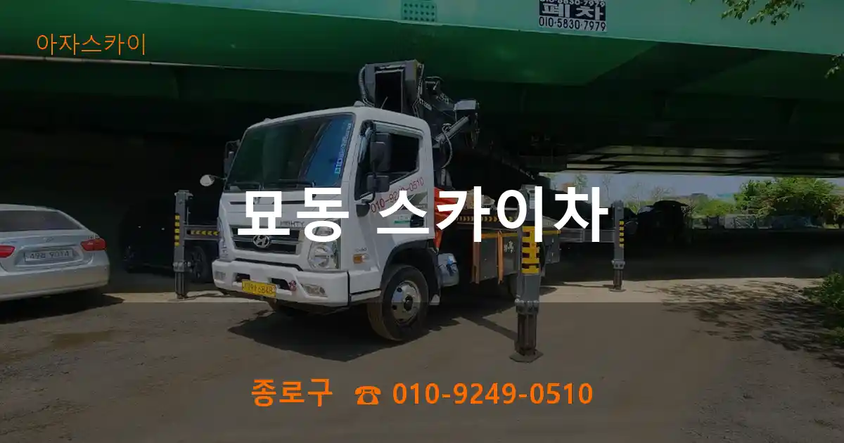 종로구 묘동 스카이차