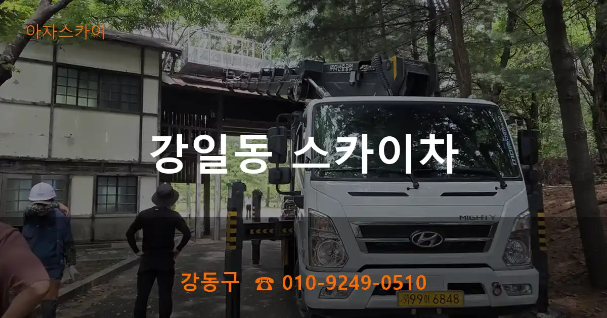 강동구 강일동 스카이차