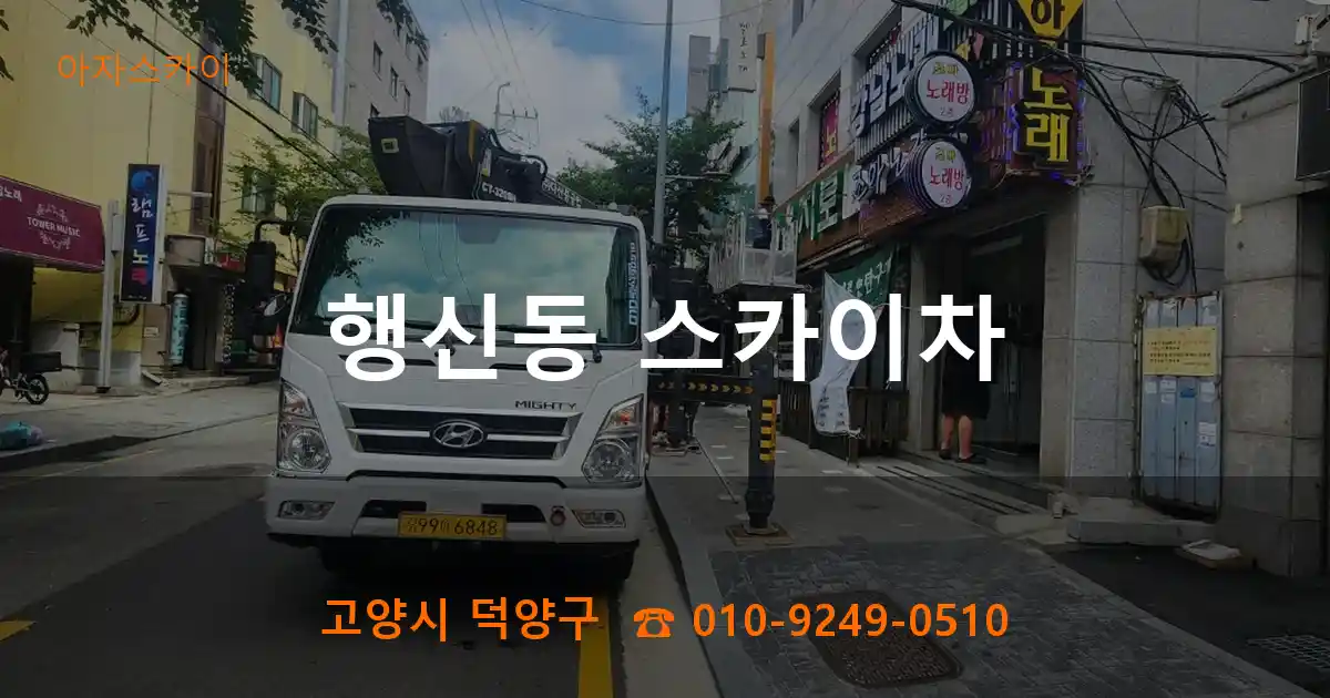 고양시 덕양구 행신동 스카이차