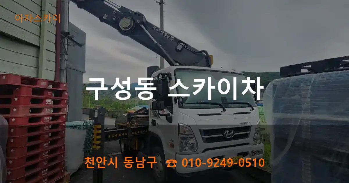 천안시 동남구 구성동 스카이차