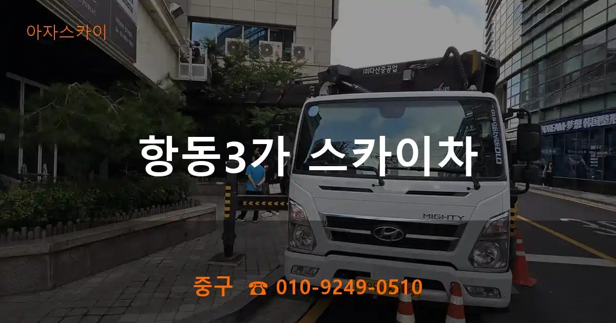 중구 항동3가 스카이차
