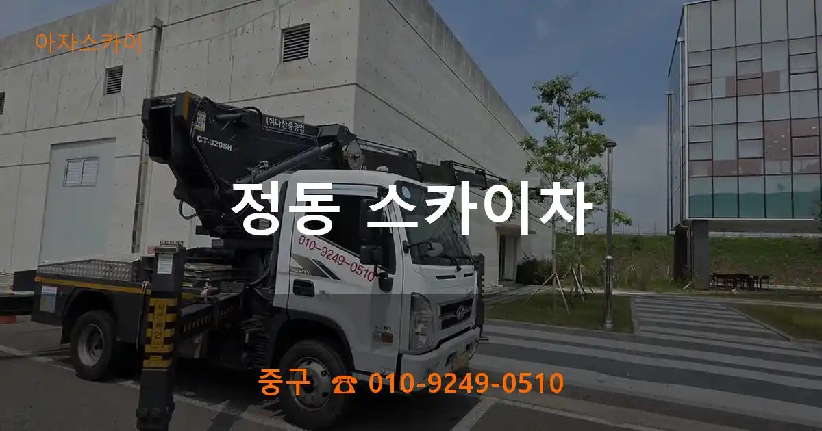 중구 정동 스카이차
