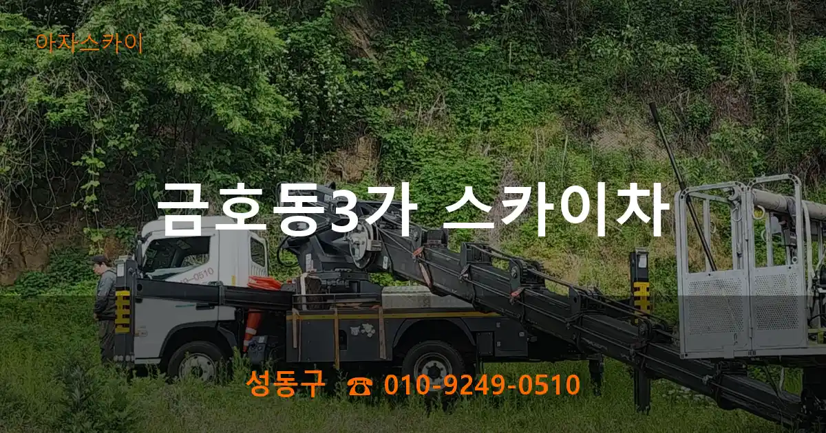 성동구 금호동3가 스카이차