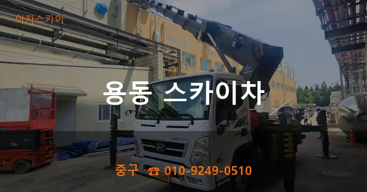 중구 용동 스카이차