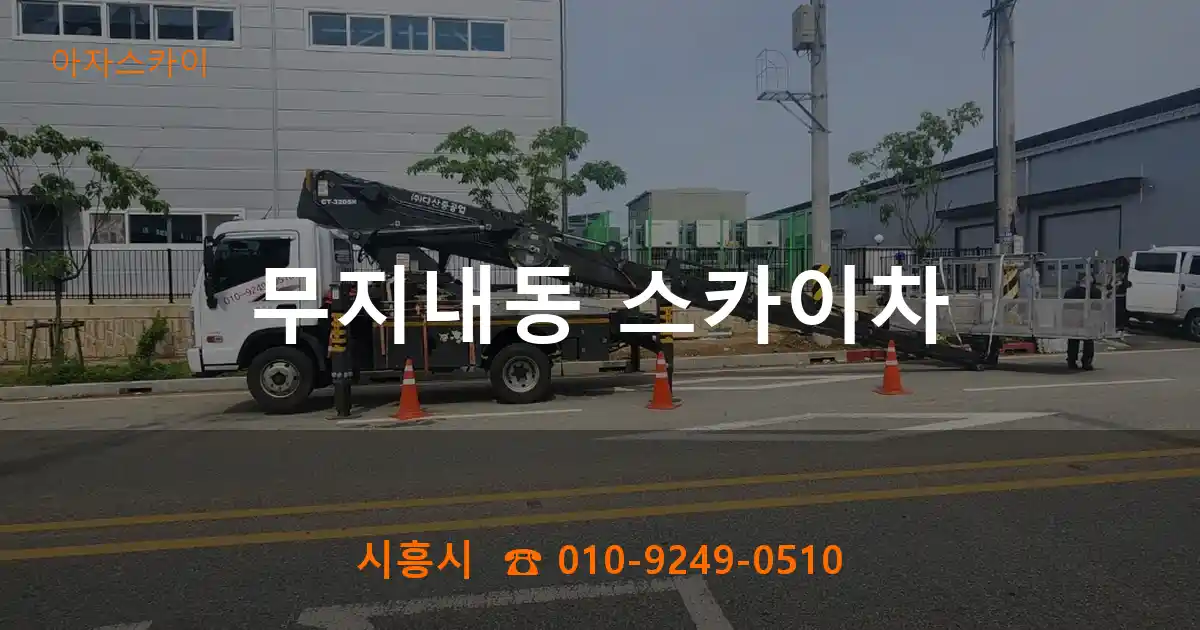 시흥시 무지내동 스카이차