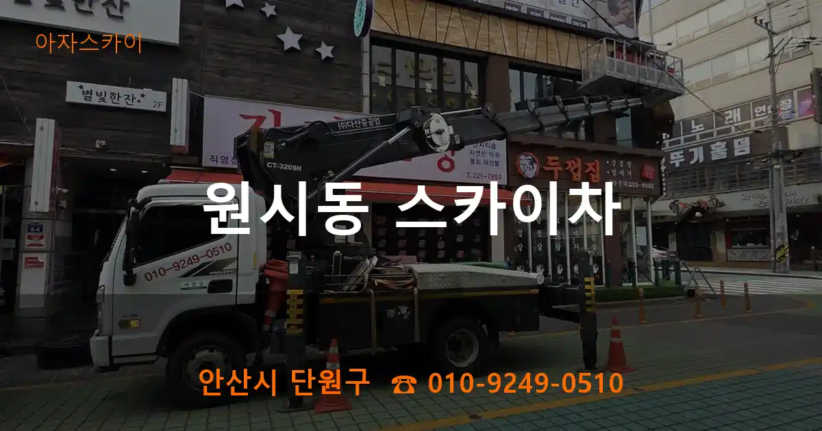 안산시 단원구 원시동 스카이차