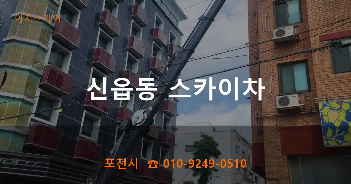 포천시 신읍동 스카이차