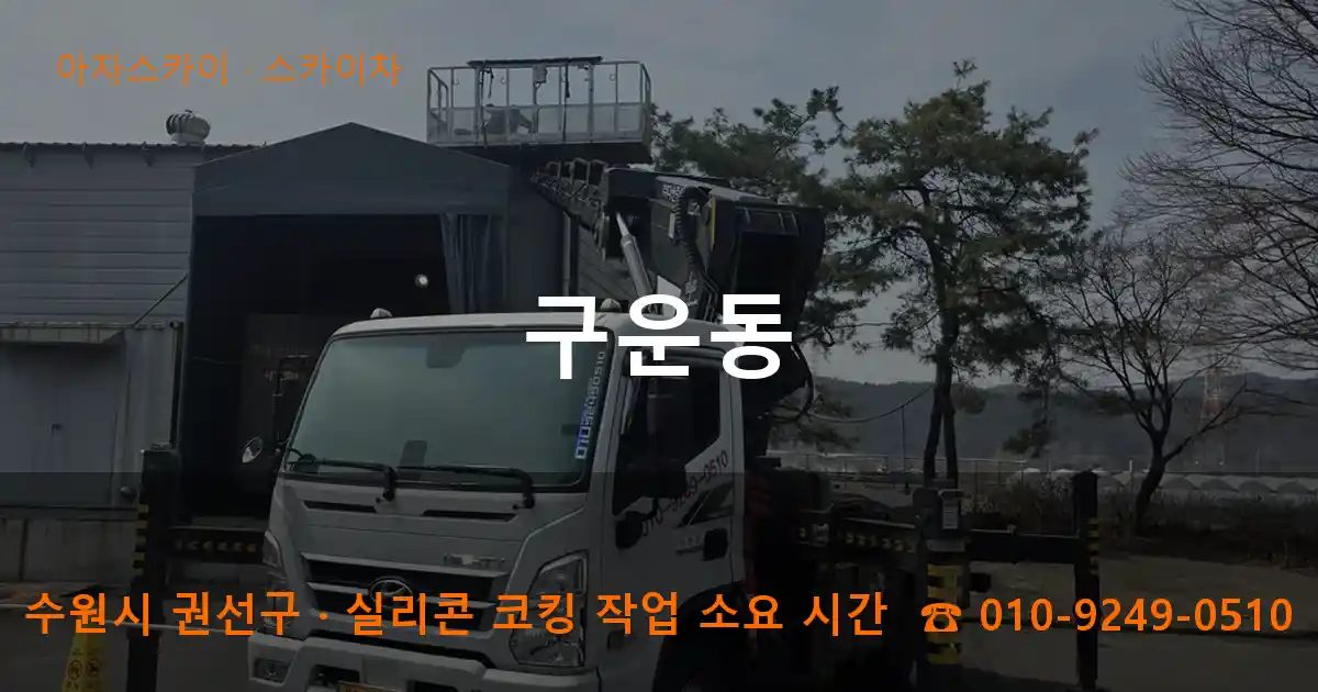 수원시 권선구 구운동 스카이차 작업