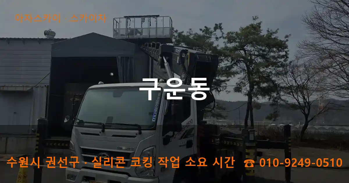 수원시 권선구 구운동 스카이차 작업