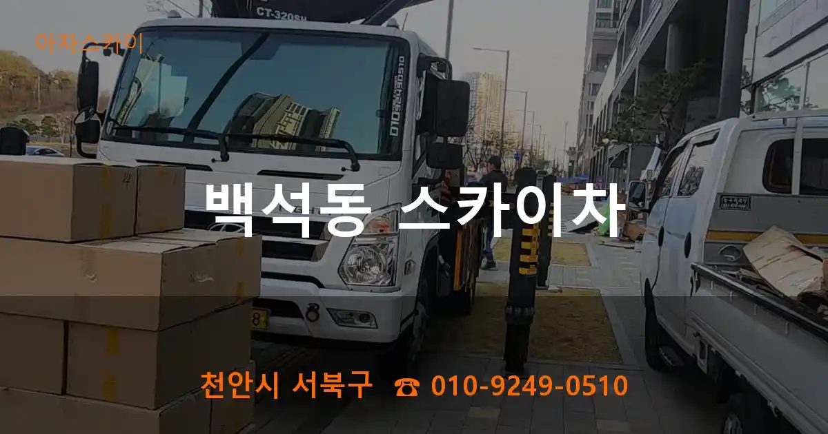 천안시 서북구 백석동 스카이차