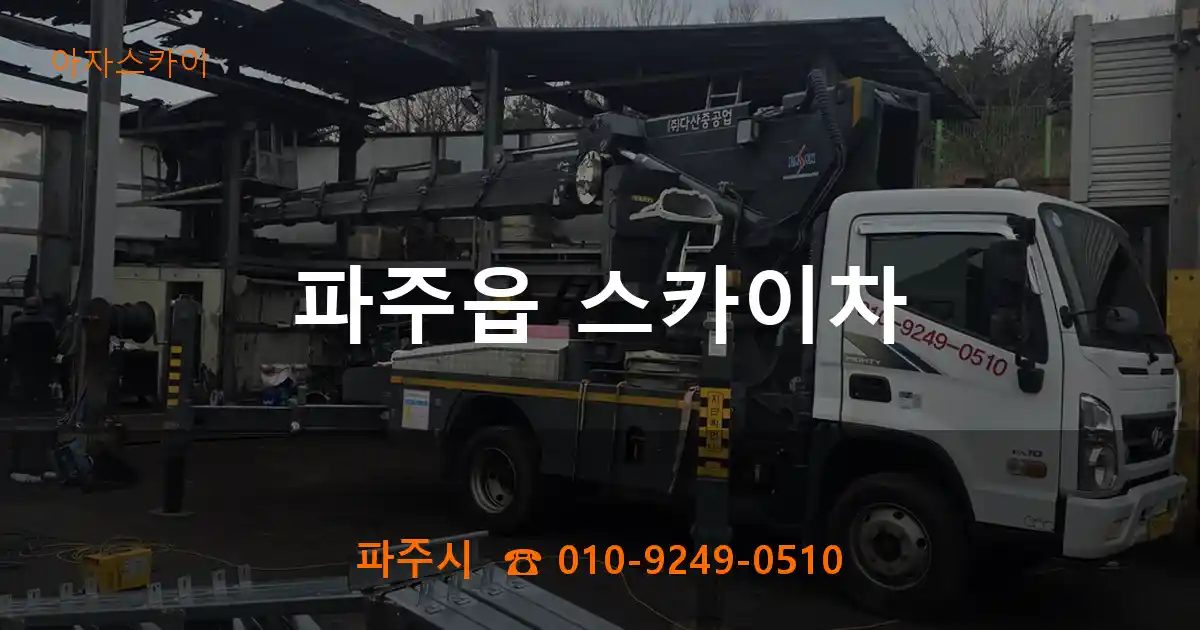 파주시 파주읍 스카이차