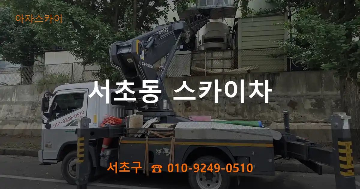 서초구 서초동 스카이차