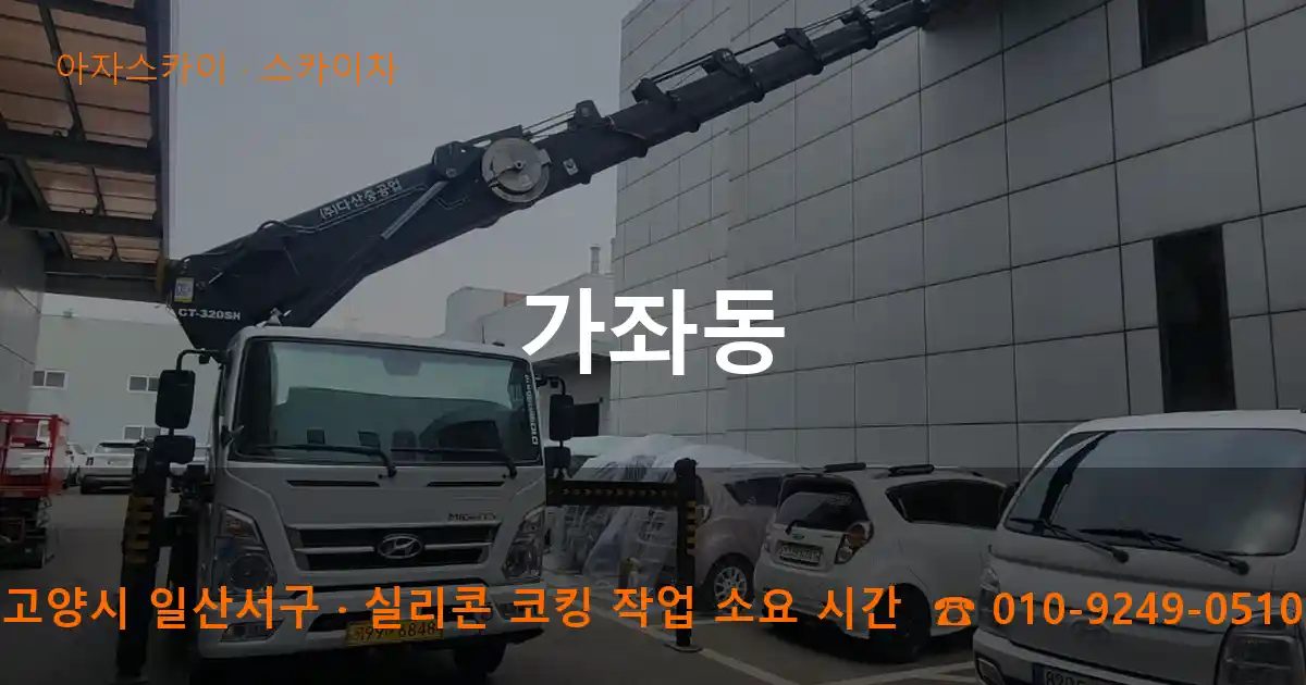 고양시 일산서구 가좌동 스카이차 작업