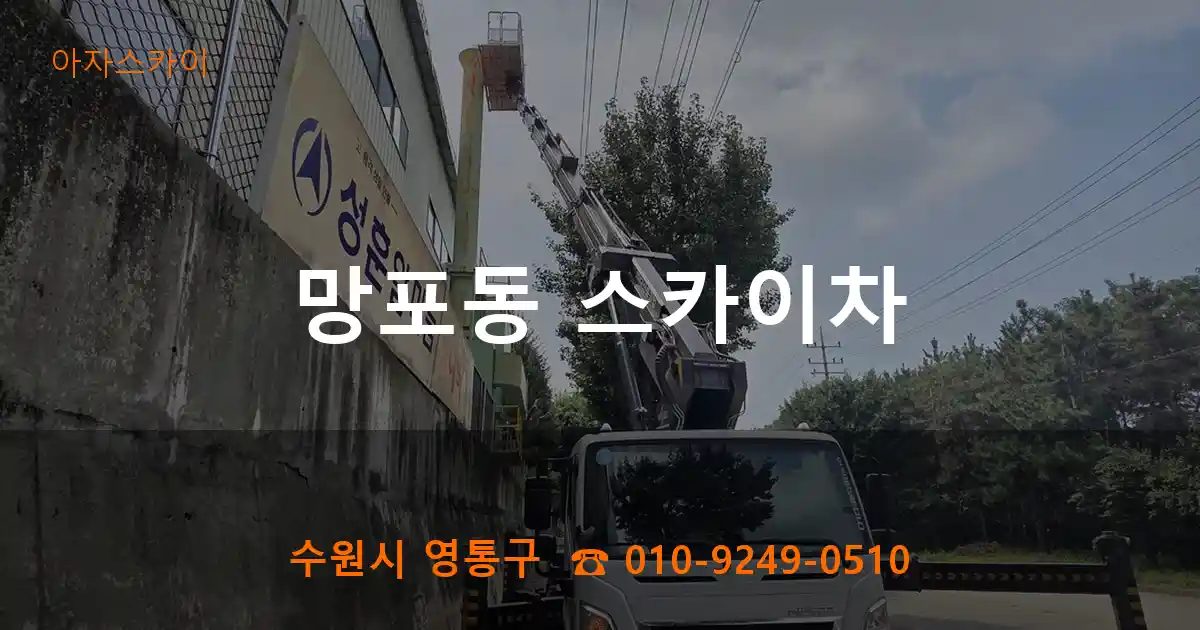 수원시 영통구 망포동 스카이차