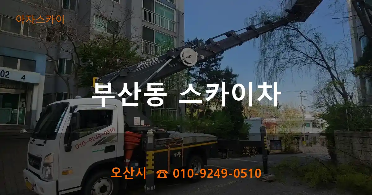 오산시 부산동 스카이차