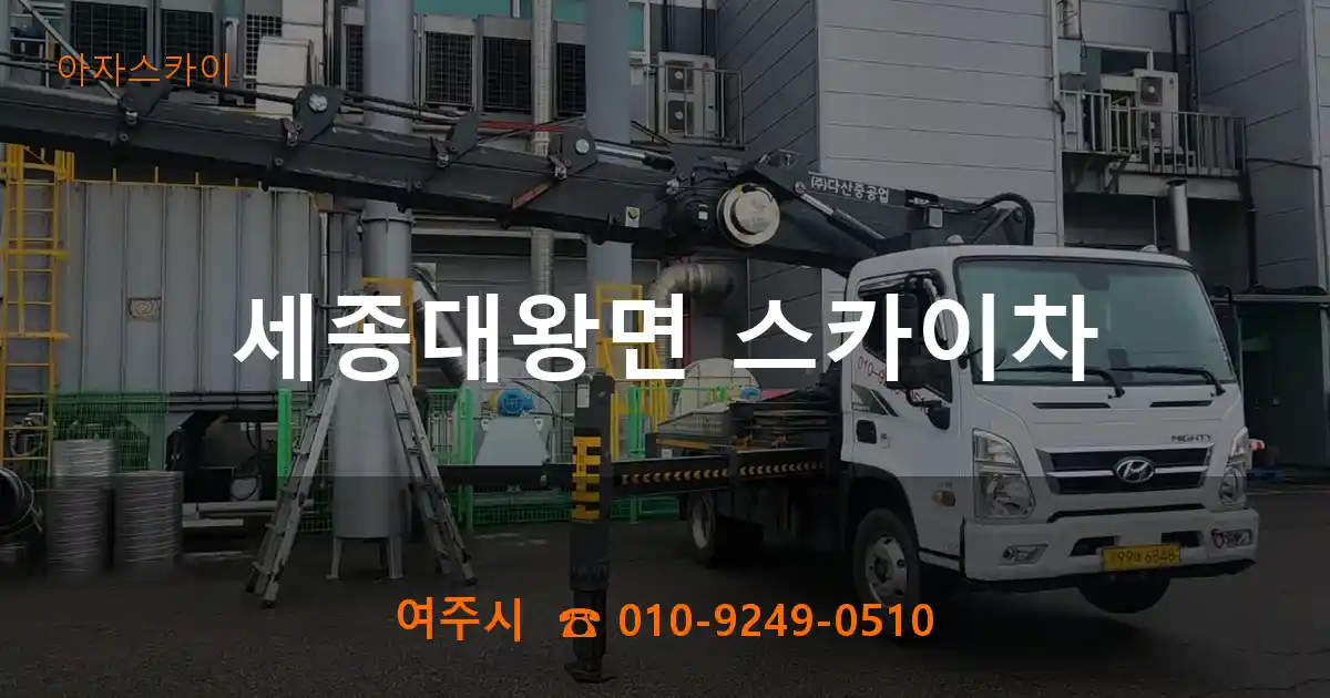 여주시 세종대왕면 스카이차