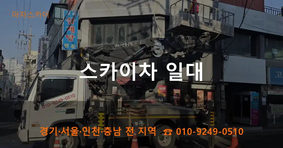 스카이차 출장