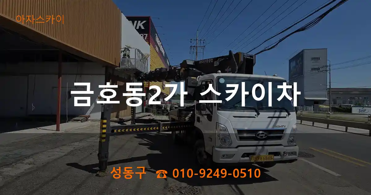 성동구 금호동2가 스카이차