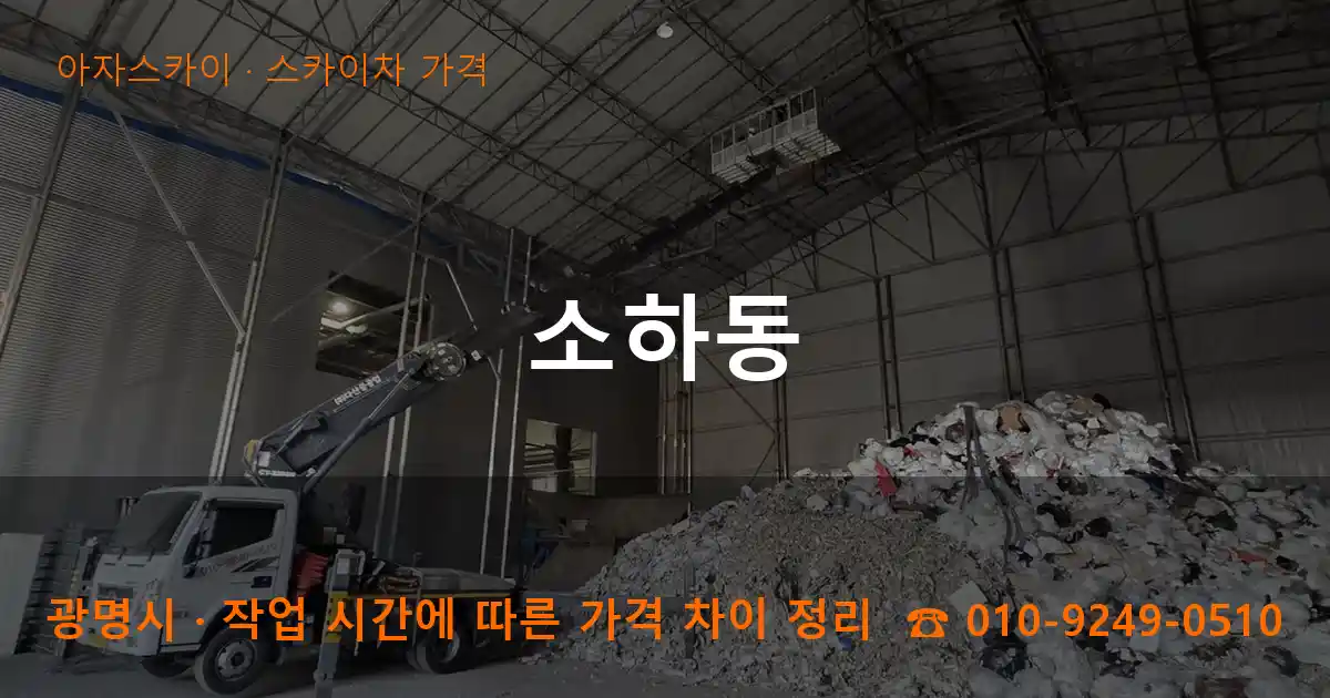 광명시 소하동 스카이차 가격 작업