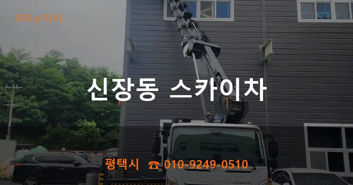평택시 신장동 스카이차